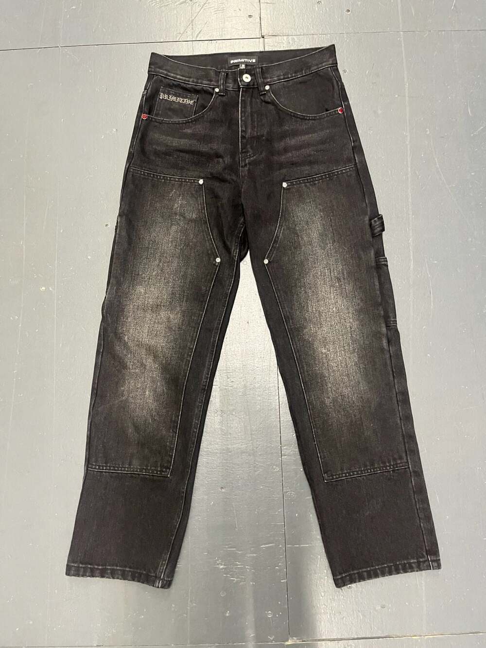 Primitive Skate Koto Carpenter Pants in Black Wash
